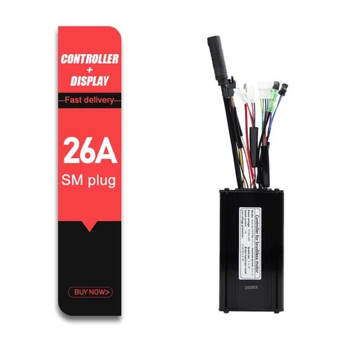 Mrgckit様 Kit complet controller electric pentru bicicleta, Jormftte, 26A, 3