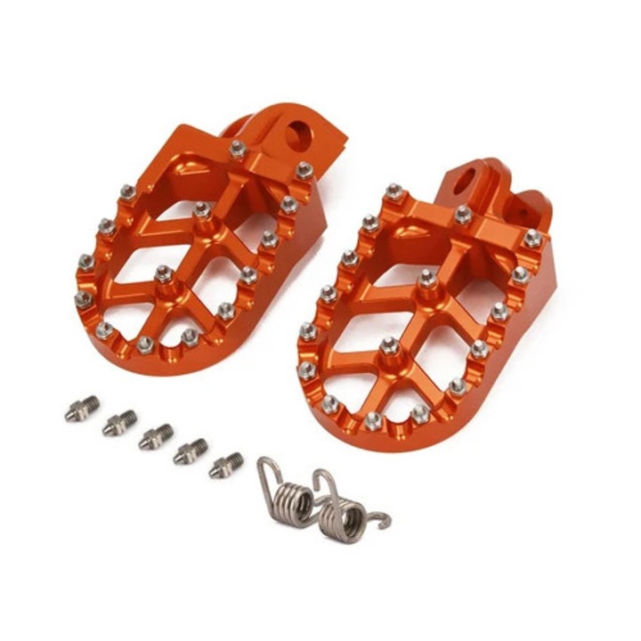 Pedale universale din aluminiu pentru motociclete off-road, accesorii moto