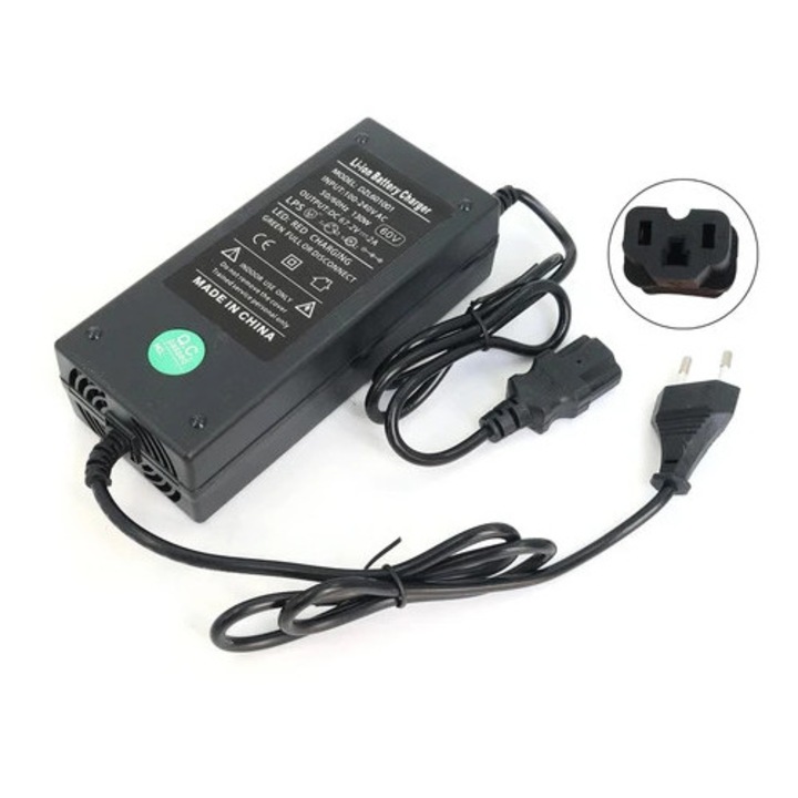 Incarcator pentru masini electrice 48V 60V, 48V2A, pentru scutere electrice, set