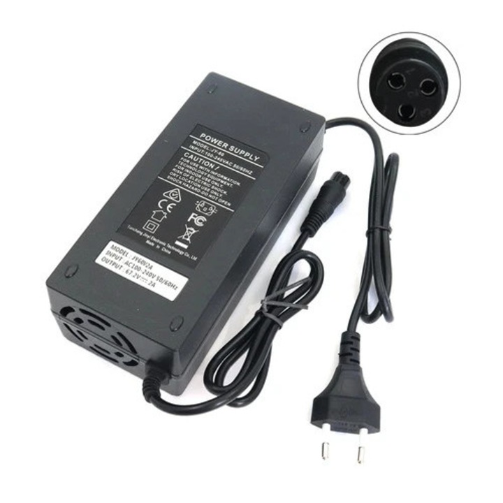 Incarcator baterie litiu 48V 2A pentru scooter electric si bicicleta electrica