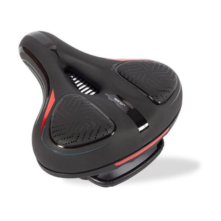 Sapun de bicicleta, oversize, din piele PU, confortabil, cu design gol