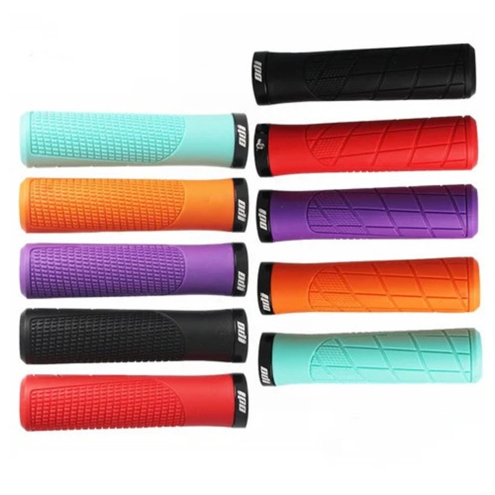 Mansoane bicicleta, mansoane pentru ghidon, antiderapante, din cauciuc moale, set
