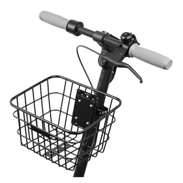 Cos din otel inoxidabil pentru trotinete electrice, suport de stocare, compatibil cu Xiaomi M365 Pro Mi3 Max G30