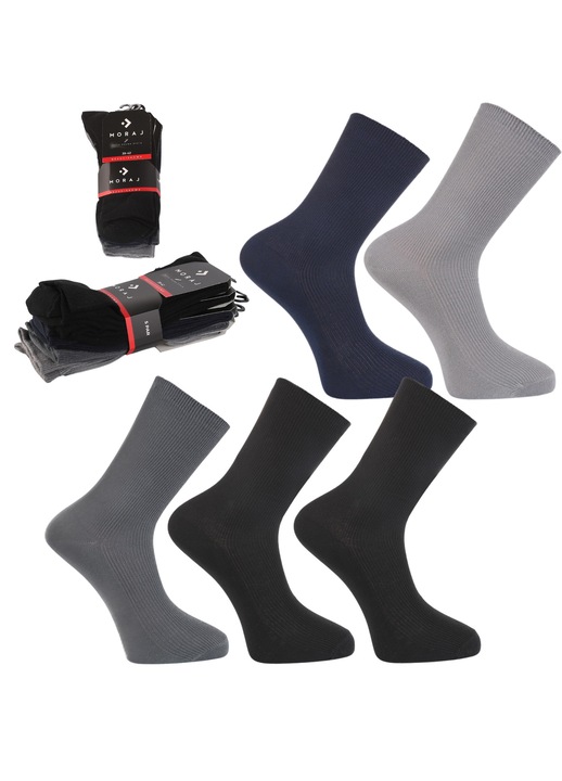 Sosete barbati Moraj, 5-pak, lungi, 43-45, multicolor, fara presiune