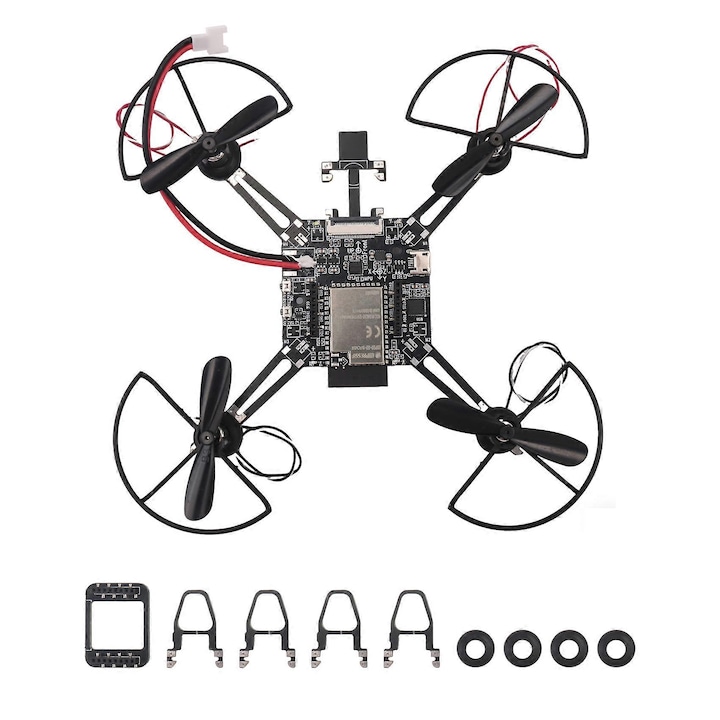 Accesorii drone, Quadcopter ESP-Drone, control WiFi, model Crazyflie ...