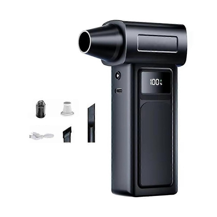 Ventilator electric Turbo 350000RPM cu display LED, ventilator puternic, set