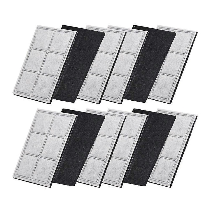 Set 12 filtre de inlocuire pentru fantana de apa Drinkwell Platinum pentru pisici si caini
