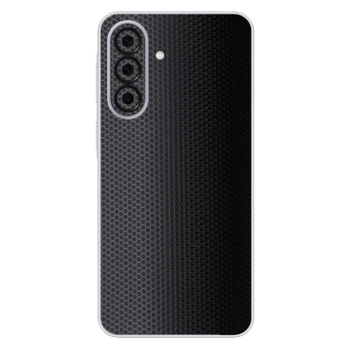 Folie skin SILKASE, Matrix Negru, pentru Samsung A57, protectie spate, ultra-slim, anti-slip