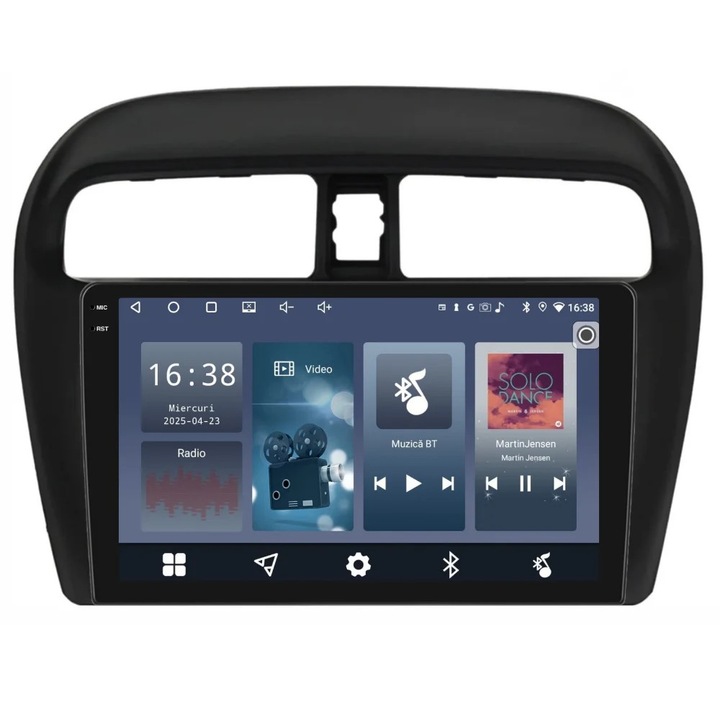 Navigatie PilotOn Mitsubishi Mirage dupa 2012 9 inch 2GB 32GB 4 CORE