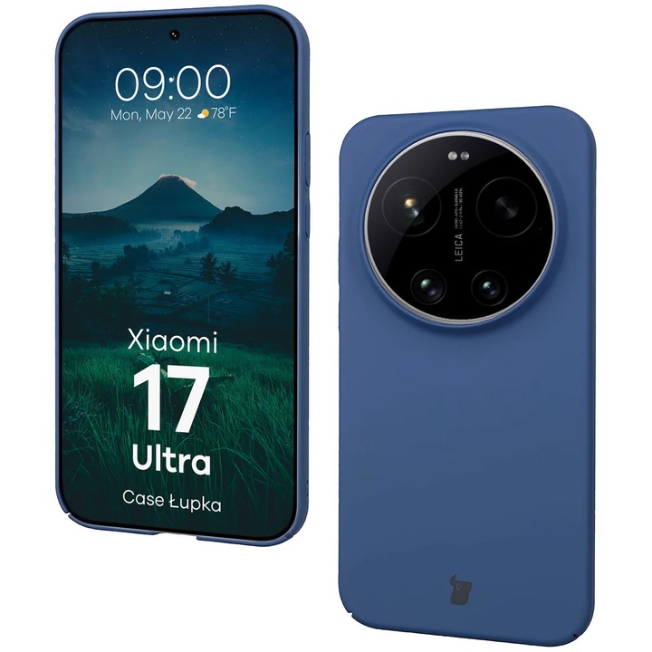 Tok Bizon Case Lupka kompatibilis Xiaomi 17 Ultra, Kék