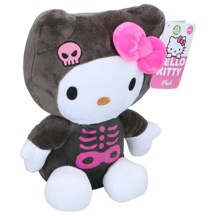 Jucarie din plus, Hello Kitty, 23 cm, Maro