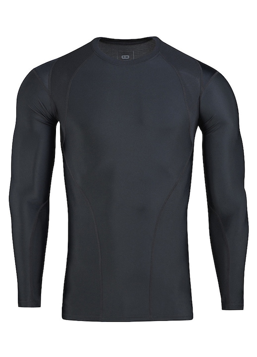 Bluza termica M-Tac Rasguard, negru, marimea M, material rezistent, croiala anatomica