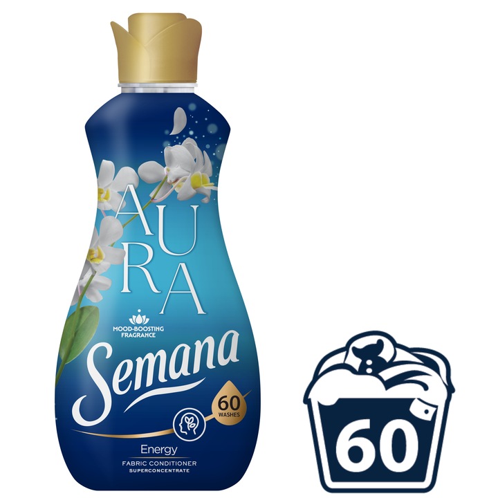 Balsam de rufe Superconcentrat Semana Aura Energy, 60 spalari, 1.2l
