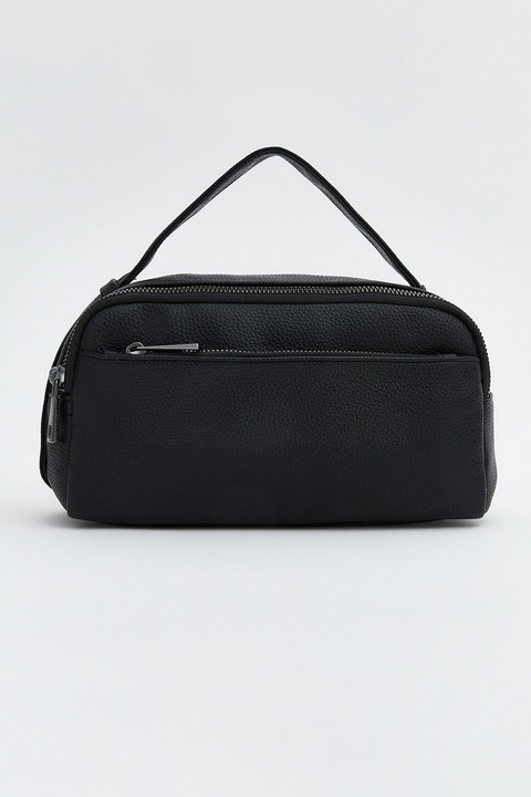 LC WAIKIKI, Geanta crossbody de piele ecologica, Negru
