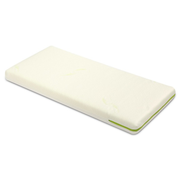 Saltea copii Sensillo Kokos-Pianka 90x40cm, 7cm grosime, Aloe Vera