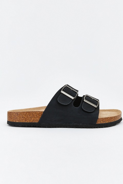 LC WAIKIKI, Papuci cu barete si catarame, Negru, 46