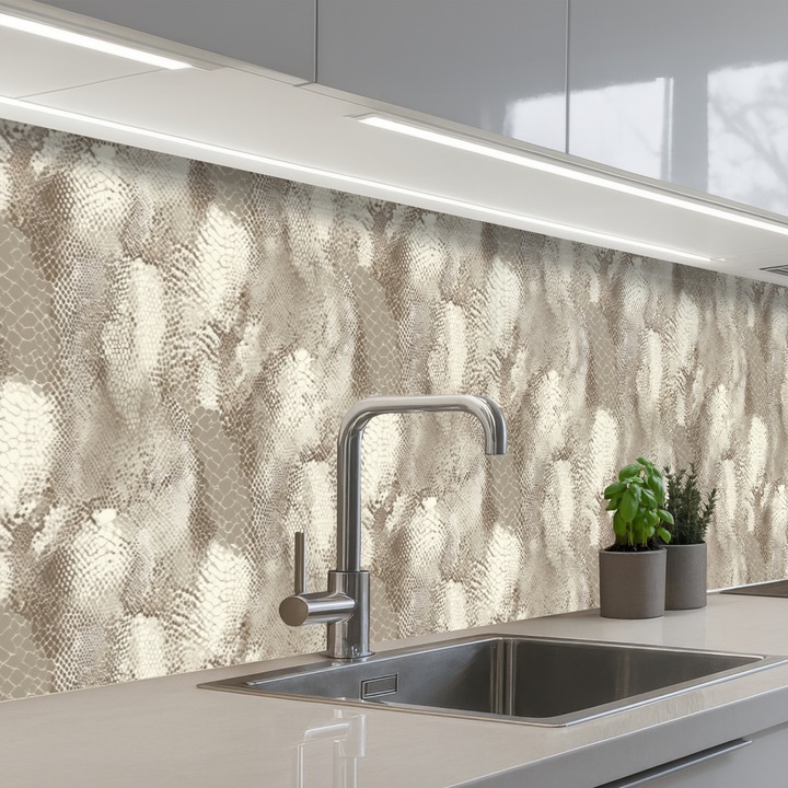 OnlyWow dekoratív panel, tűzhelyvédő, fröccsenésgátló, hőálló, 250x80 cm