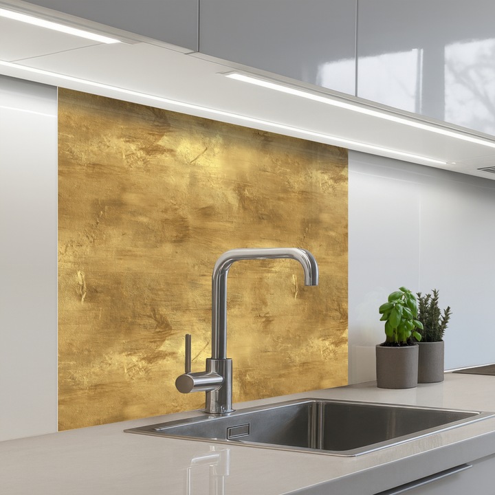 Panou decorativ bucătărie, OnlyWow, antistropi, termorezistent, 80x80 cm