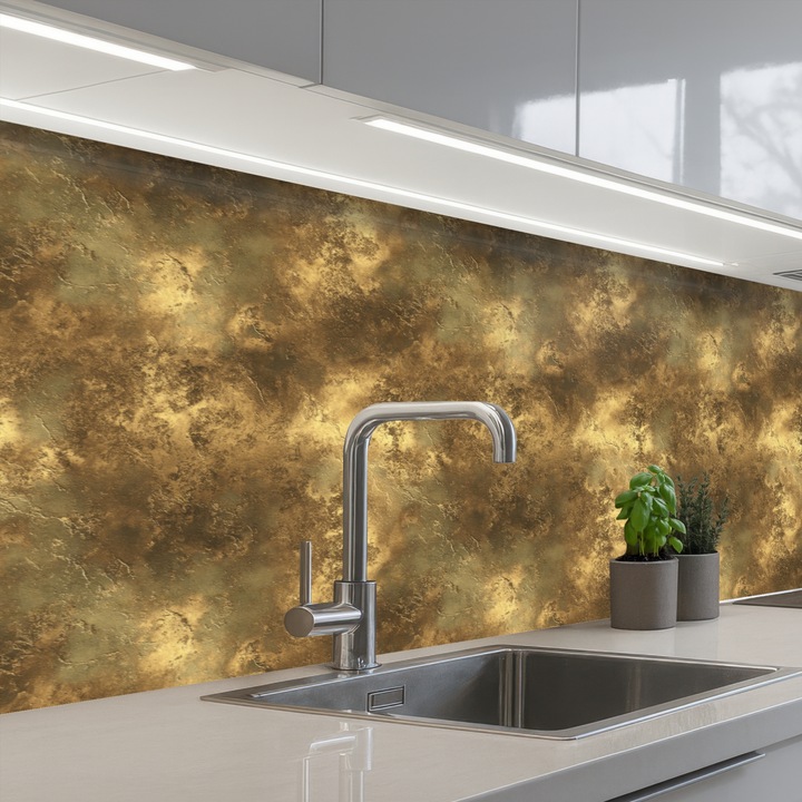 OnlyWow dekoratív panel, fröccsenésgátló, hőálló, 200x80cm, öntapadós