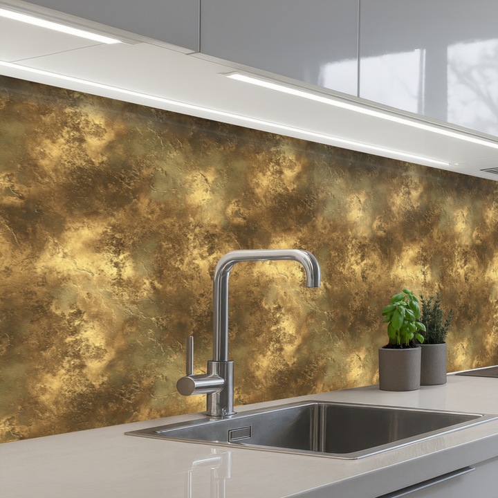 Декоративен панел OnlyWow, против пръски, топлоустойчив, 250x80см, самозалепващ се