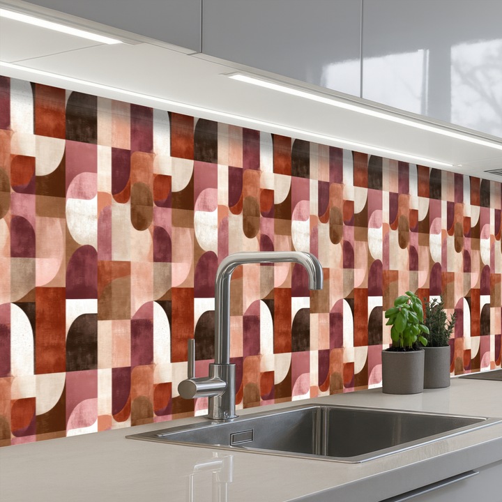 Декоративен панел, OnlyWow, термоустойчив срещу пръски, 350x60см