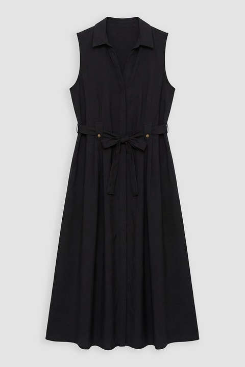 LC WAIKIKI, Rochie midi fara maneci, Negru