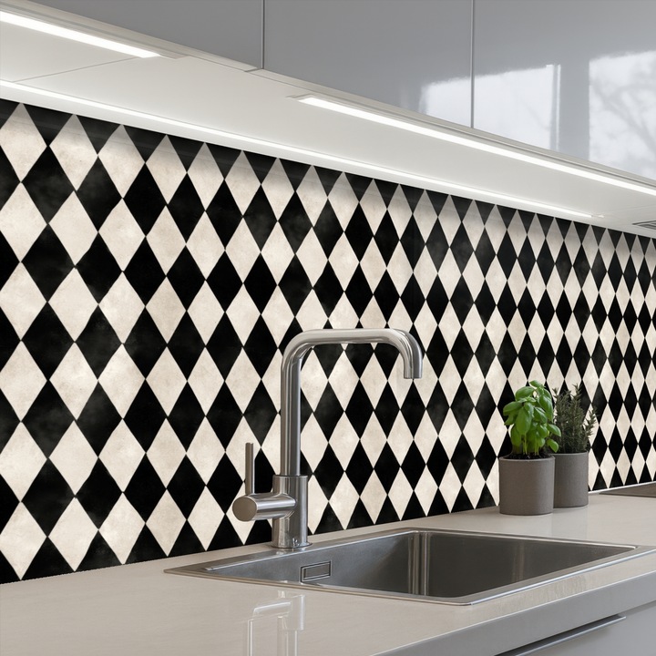 OnlyWow dekoratív panel, fröccsenésálló, hőálló, 200x80cm, átlátszó