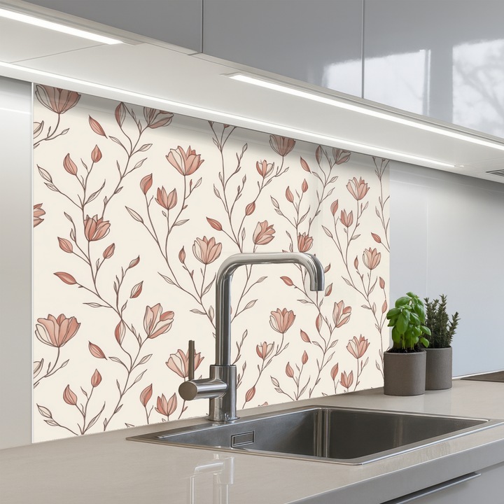 OnlyWow dekoratív panel, fröccsenésálló, hőálló, 100x80 cm