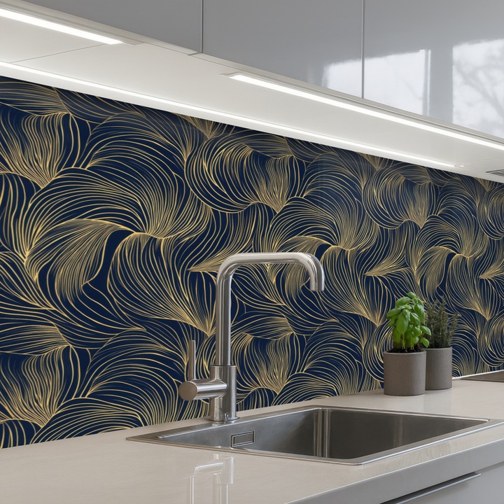 Декоративен панел, OnlyWow, против пръски, топлоустойчив, 200x80см