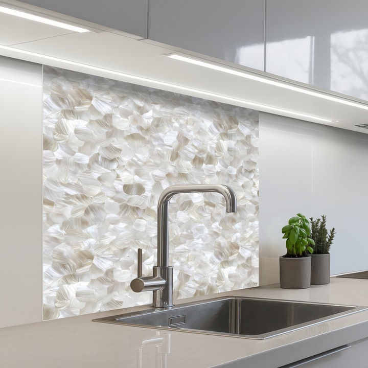 Dekoratív panel, OnlyWow, fröccsenésálló, hőálló, többszínű, 80x80 cm