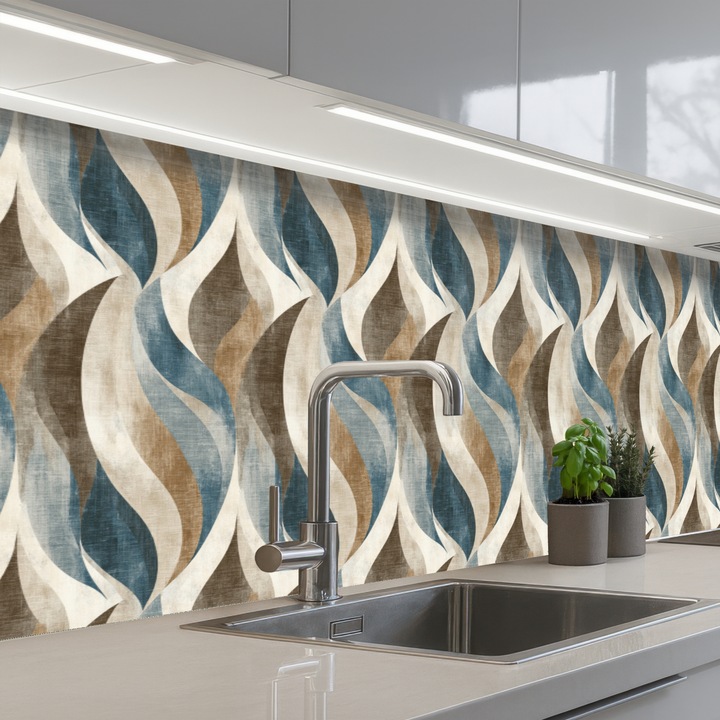 Panou decorativ, OnlyWow, antistropi, termorezistent, 500x80cm