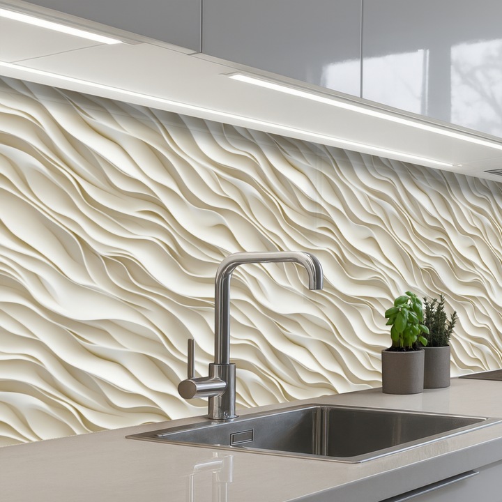 Декоративен панел OnlyWow, защита за готварска печка, против пръски, топлоустойчив, 250x80см