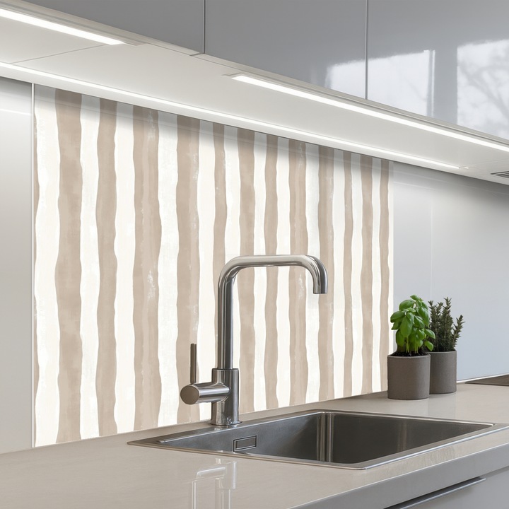 OnlyWow fröccsenésgátló dekorpanel, hőálló, 100x80 cm, öntapadós, üveg megjelenésű design