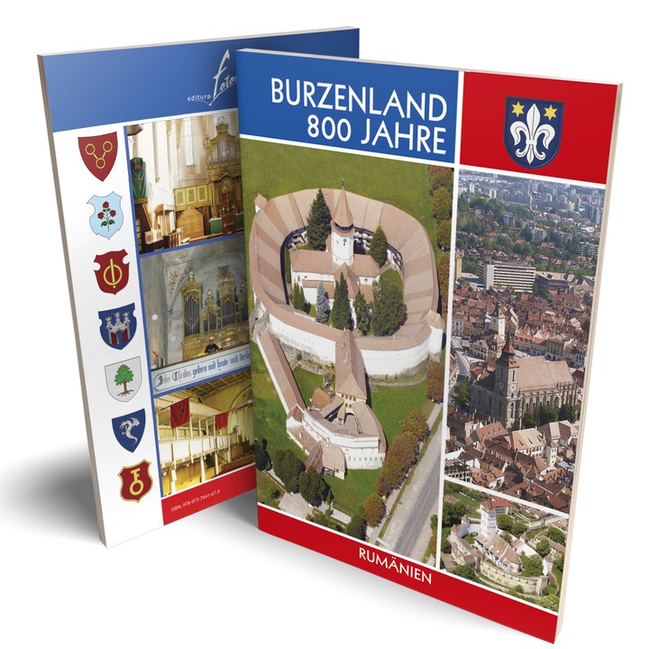 Album aniversar, Editura Foton, Biserici fortificate sasesti, imagini aeriene, A5, limba germana