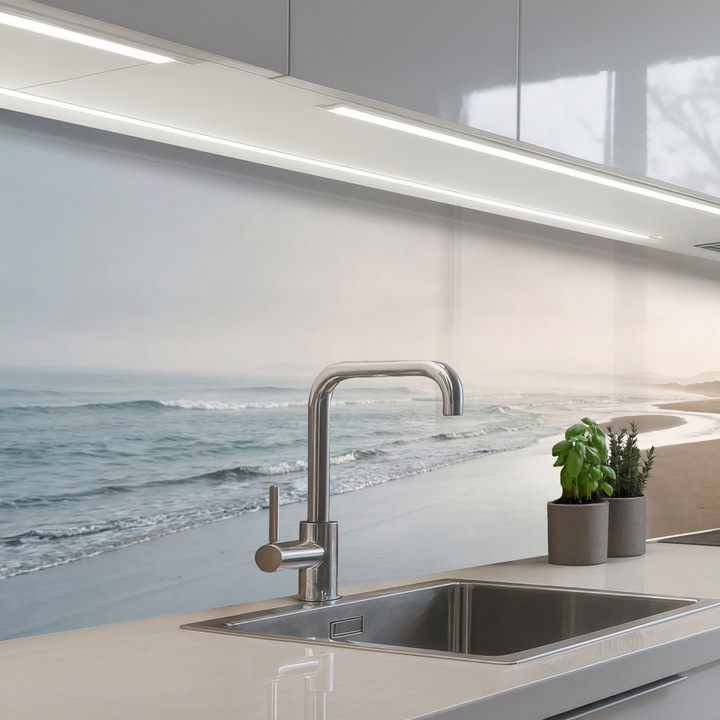 Декоративен панел OnlyWow, против пръски, топлоустойчив, 300x80см