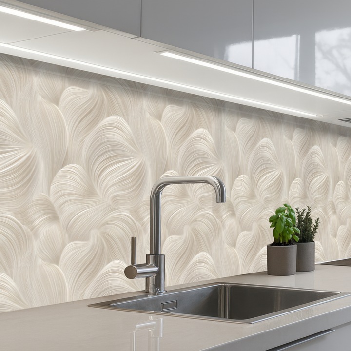 OnlyWow dekoratív panel, tűzhelyvédő, öntapadós, hőálló, 400x80 cm