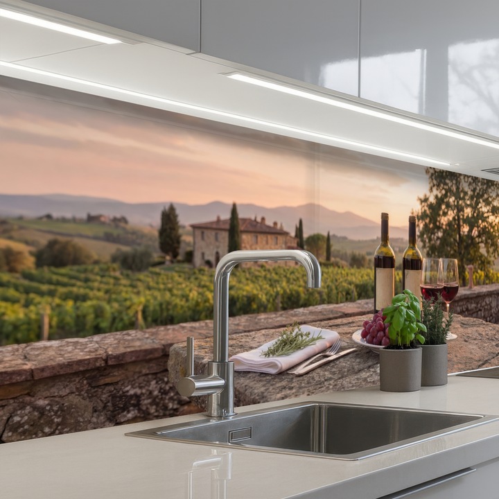 Dekoratív panel, OnlyWow, fröccsenésálló, hőálló, 200x60cm