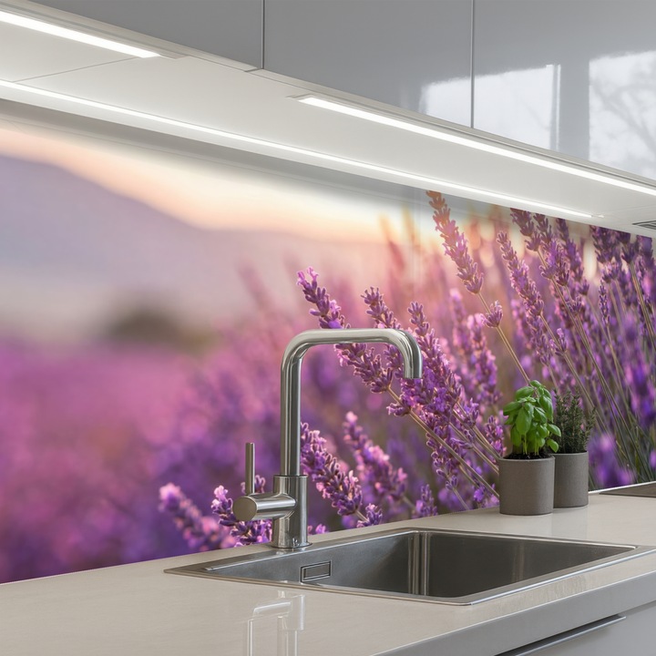 Декоративен панел за кухня, OnlyWow, 250x80см, самозалепващ, топлоустойчив