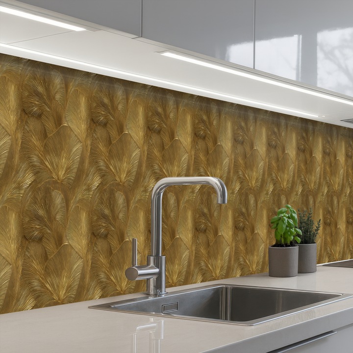 Panou decorativ, OnlyWow, antistropi, termorezistent, 400x60cm, autoadeziv