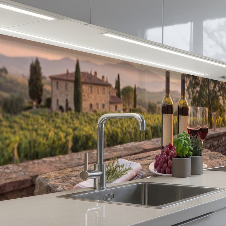 Декоративен панел, OnlyWow, защита за готварска печка, против пръски, топлоустойчив, 300x60см