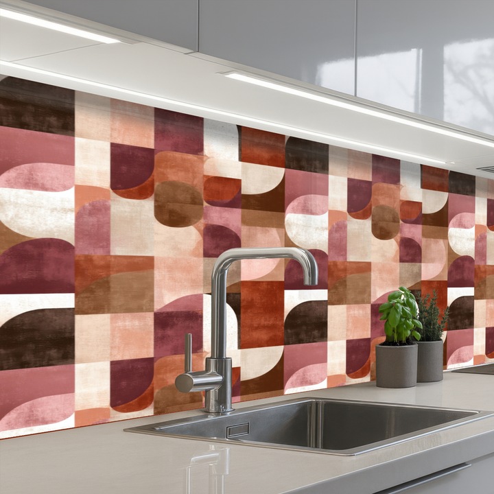 Panou decorativ de bucătărie OnlyWow, antistropi, termorezistent, 150x60cm