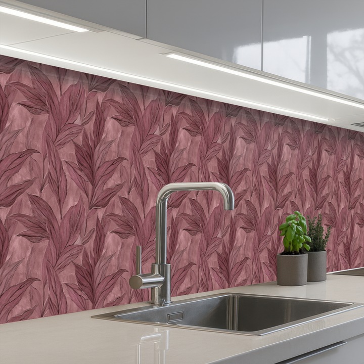 OnlyWow dekoratív panel, fröccsenésálló, hőálló, 400x80cm