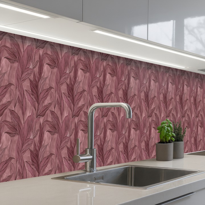 Dekoratív panel, OnlyWow, fröccsenésálló, hőálló, többszínű, 400x60 cm