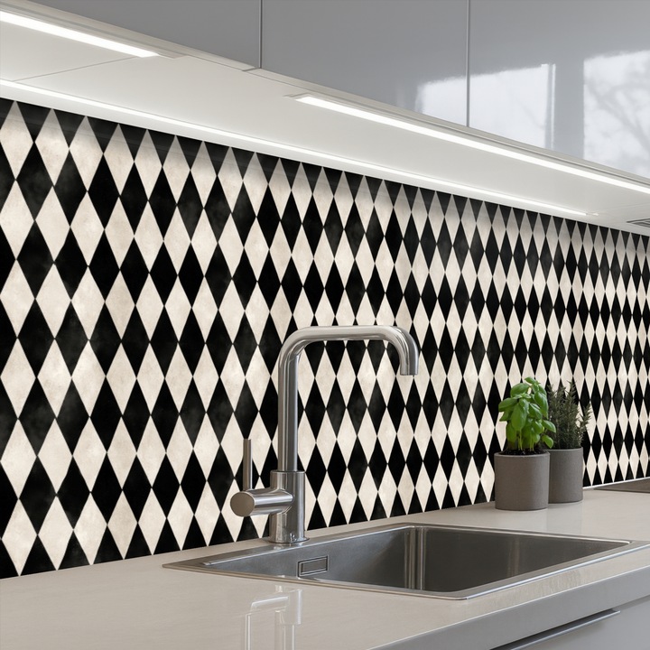 Декоративен панел, OnlyWow, Против пръски, топлоустойчив, многоцветен, 250x60см