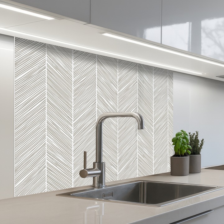 Dekoratív konyhai panel, OnlyWow, fröccsenésgátló, hőálló, 100x80cm