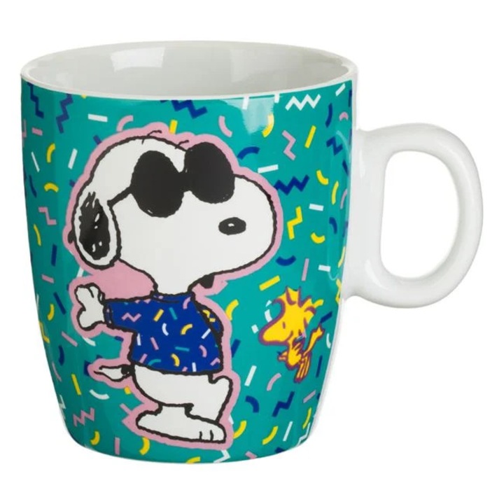 Cana din Portelan Mini Verde Menta Snoopy Confeti 235ml < Cani Mini cu Eroi, Jumbo
