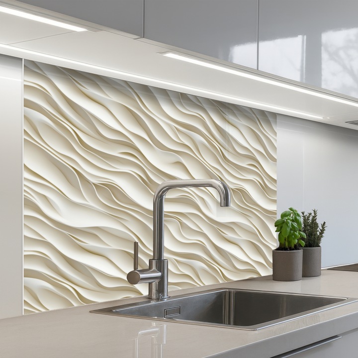 Panou decorativ, OnlyWow, termorezistent, autoadeziv, multicolor, 100x80cm