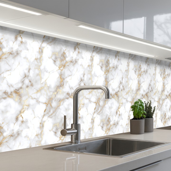 Panou decorativ OnlyWow, antistropi, termorezistent, 250x60cm, autoadeziv