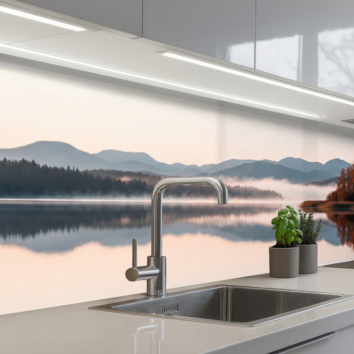 Panou decorative bucătărie OnlyWow, antistropi, termorezistent, 300x80cm