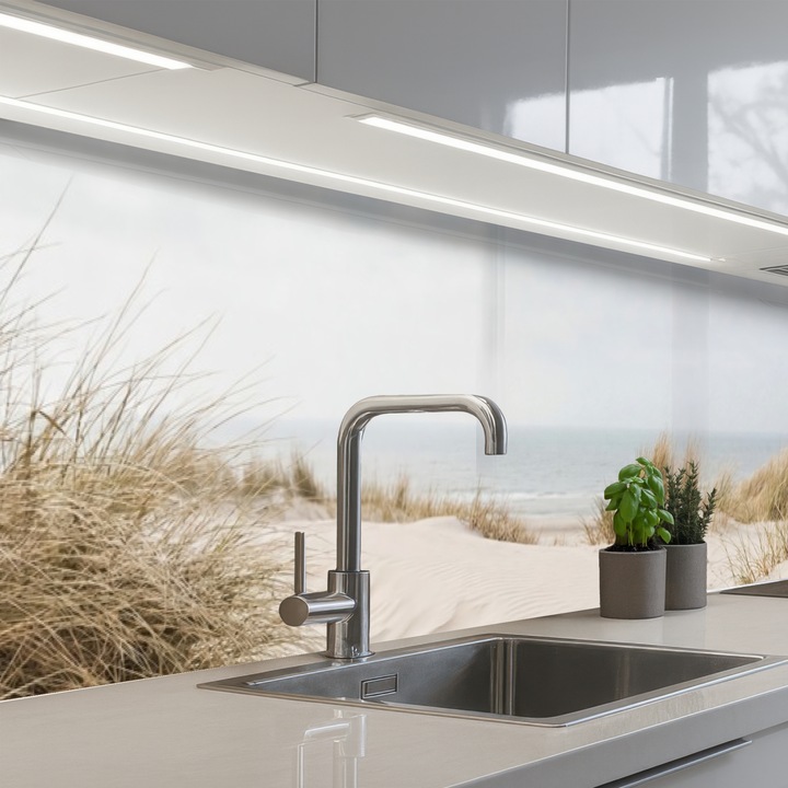 Panou decorativ, OnlyWow, protecție aragaz, termorezistent, 300x60cm